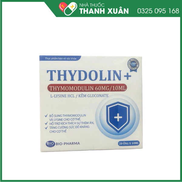 Thydolin + giúp tăng cường sức đề kháng cho cơ thể bé